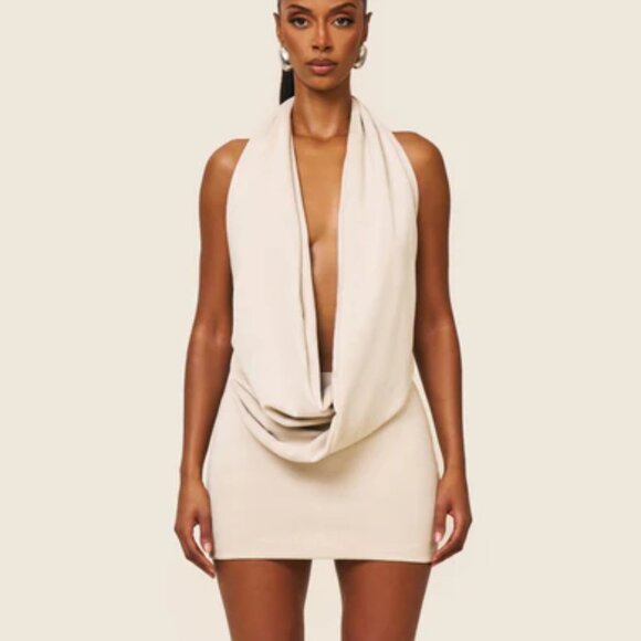 MARS THE LABEL LEIA SUEDE 3 PIECE SET IN STONE NWT - Picture 3 of 3